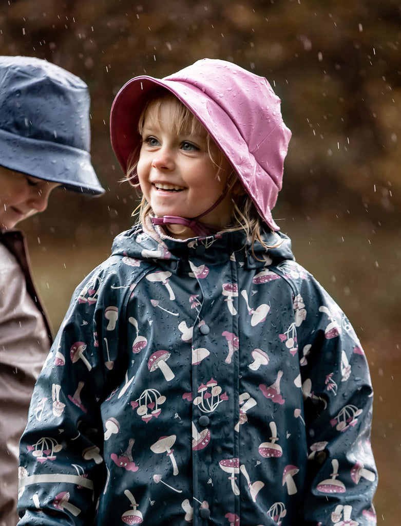 New! Fleece-lined Waterproof Overall, Toadstools, sizes from 1 to 5 years