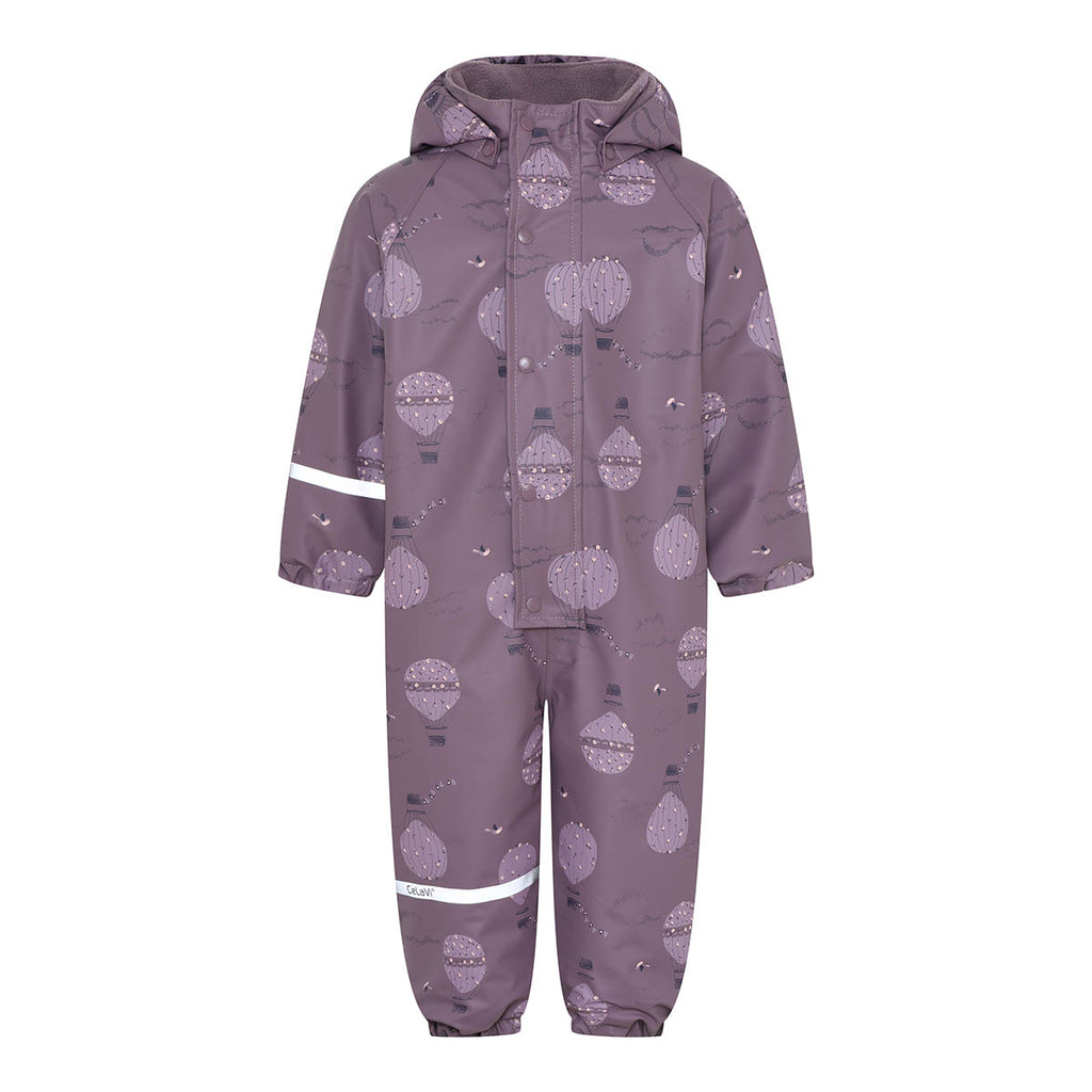 Fleece-lined Waterproof Overall, Balloons, ages 1-2 & 5-6 years