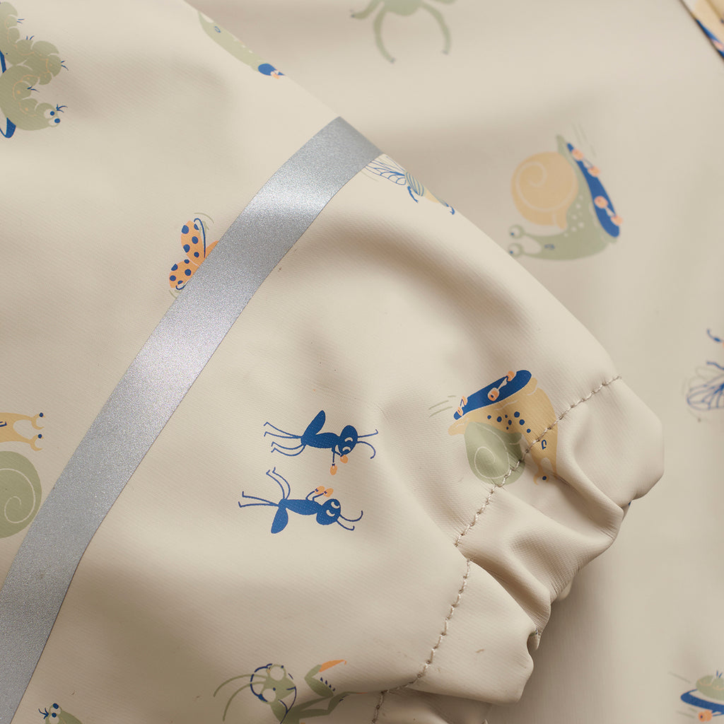 Fleece-lined Waterproof Overall, Busy Bugs, sizes from 1 to 3 years