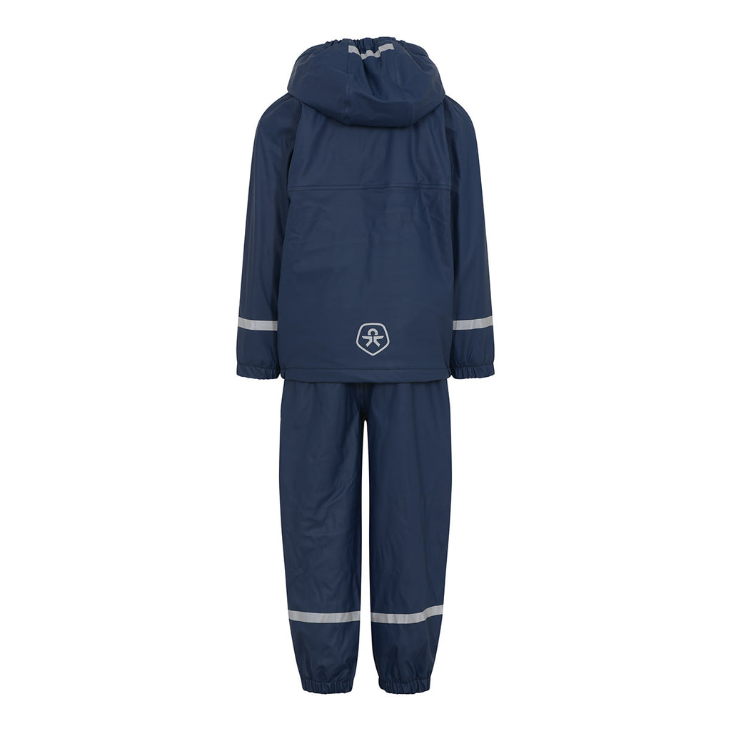 New! Fleece-lined Waterproof Dungarees & Jacket Set, Navy, sizes from ages 3-7 years