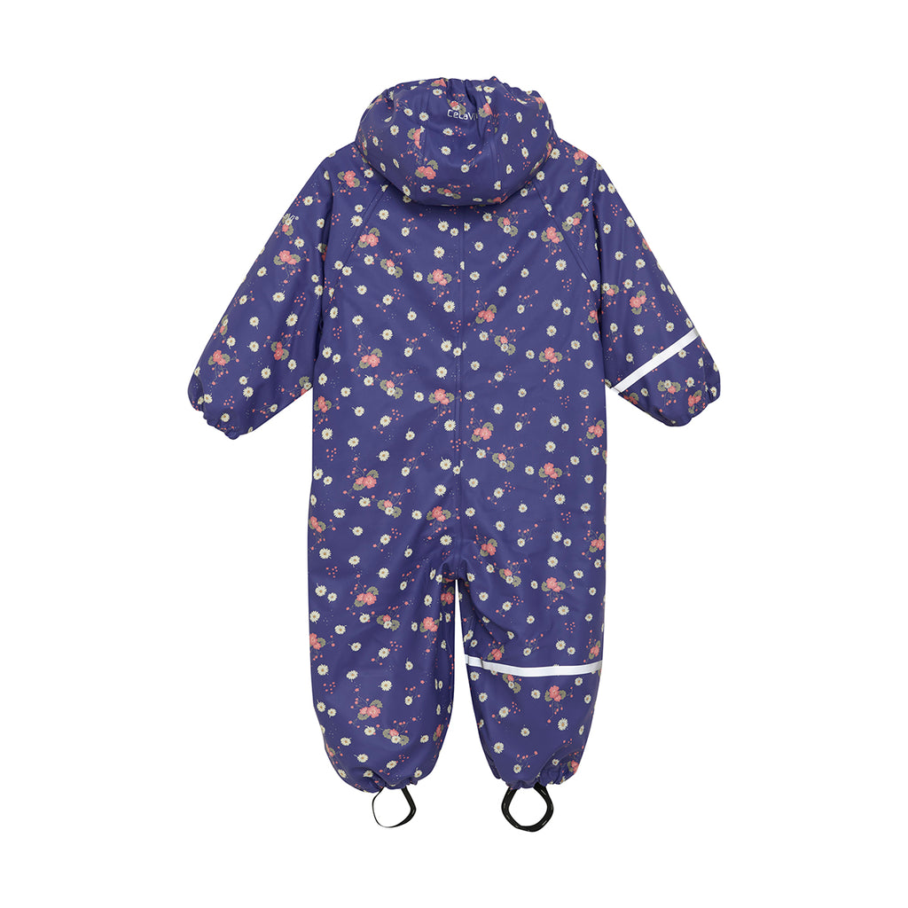Fleece-lined Waterproof Overall, Daisies, sizes from 1 - 4 years