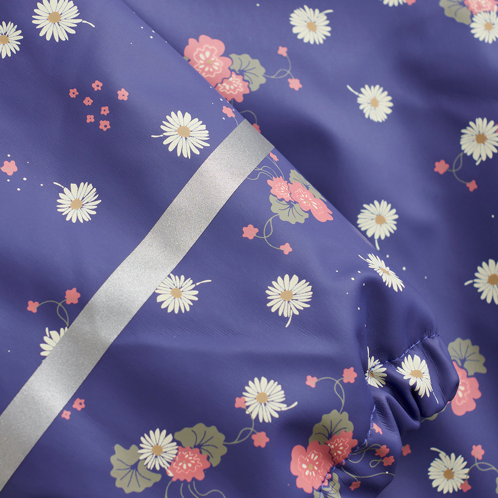 Fleece-lined Waterproof Overall, Daisies, sizes from 1 - 4 years