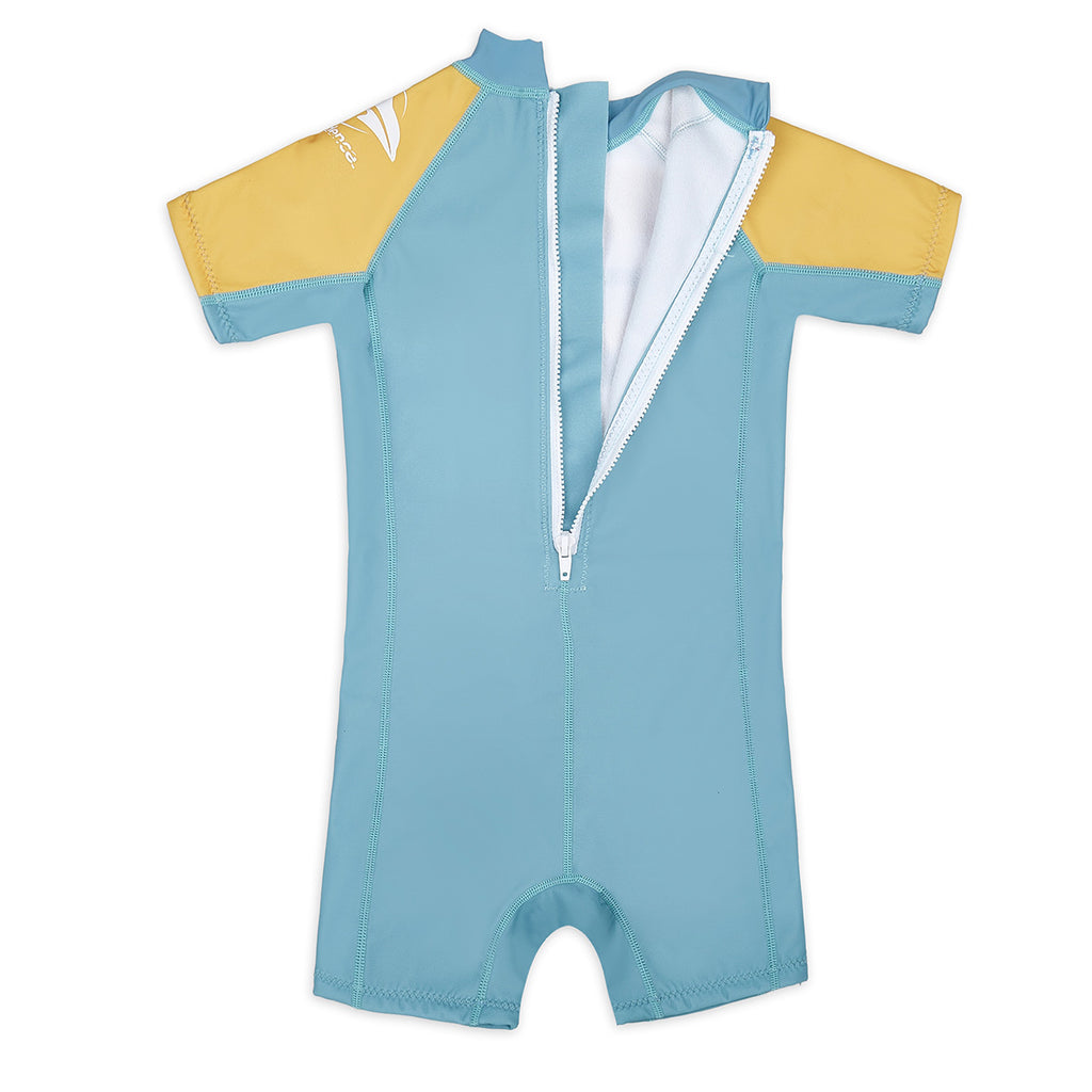 Warma Lined Swimsuit - Blue/Yellow, ages from 2 to 7 years