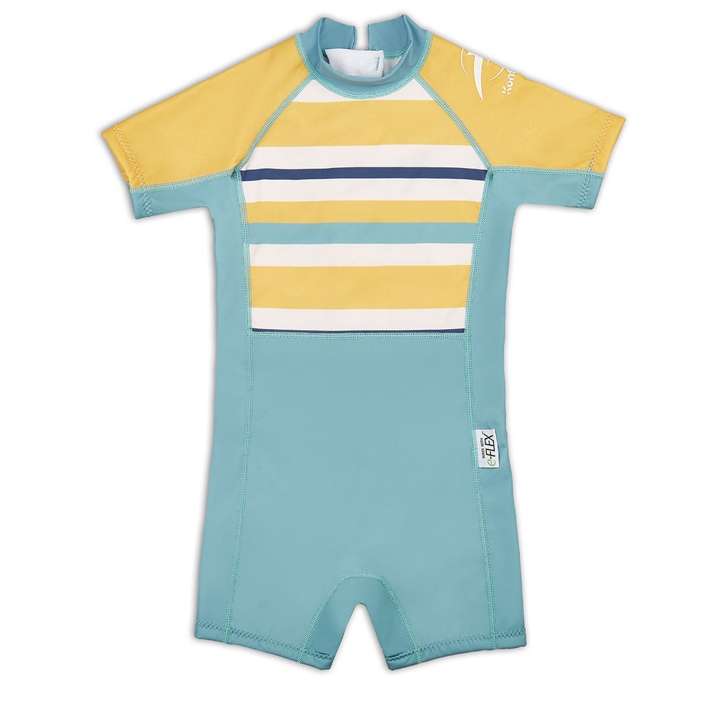 Warma Lined Swimsuit - Blue/Yellow, ages from 2 to 7 years