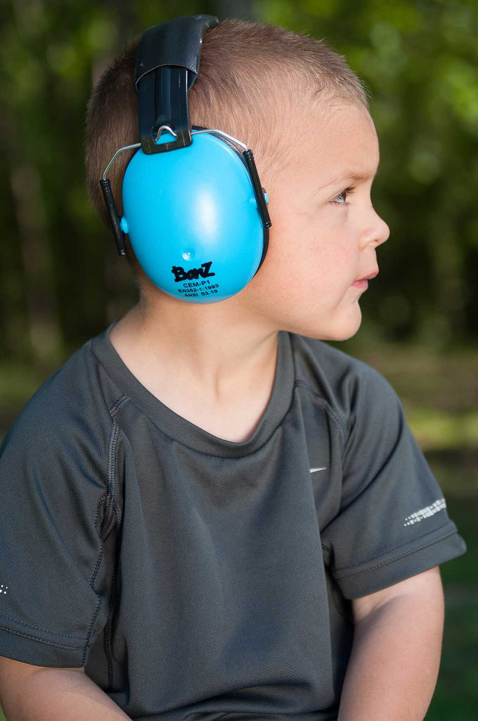 Kids Banz Ear Defenders, Sky Blue, ages 3-10