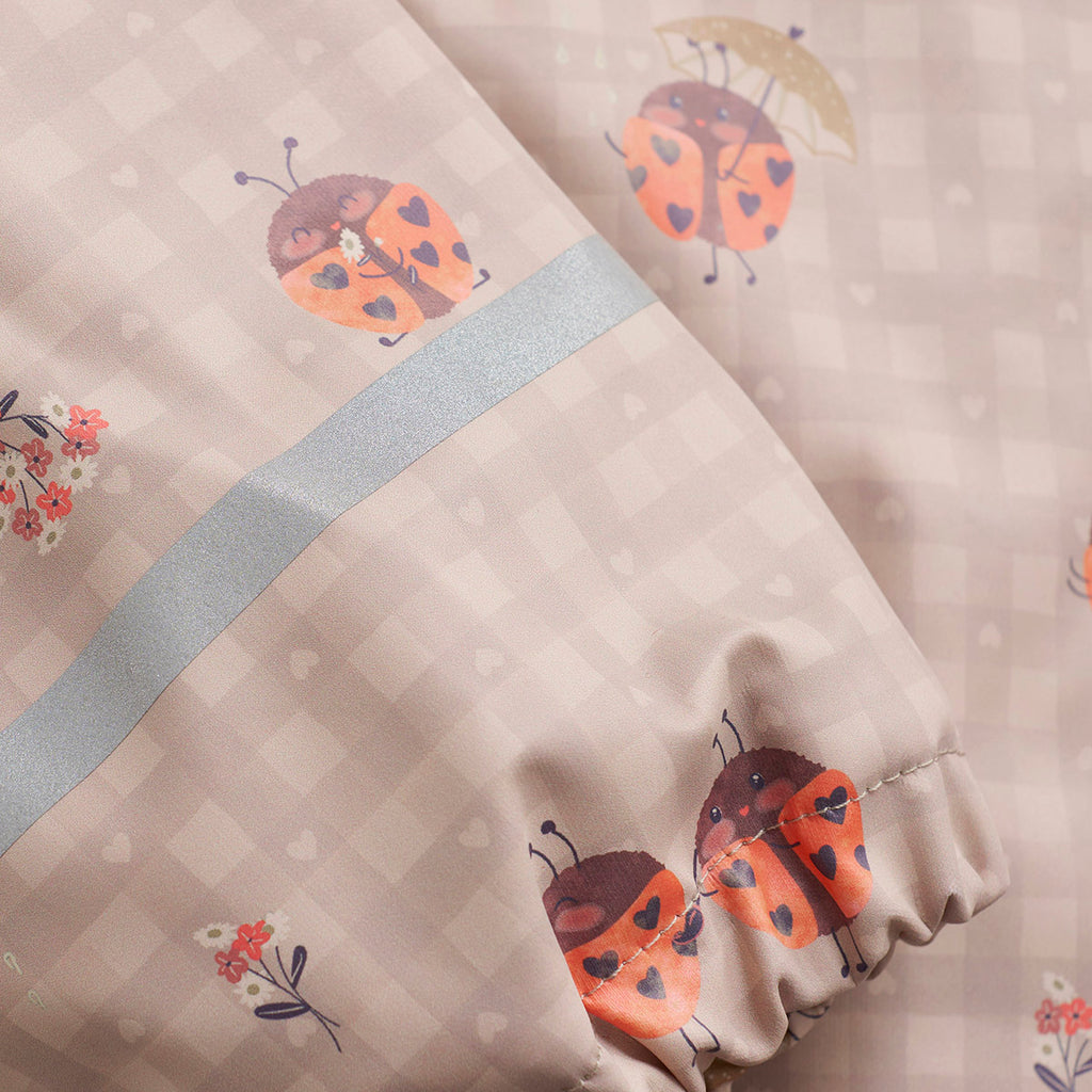 Fleece-lined Waterproof Overall, Ladybirds, ages from 6 months to 4 years
