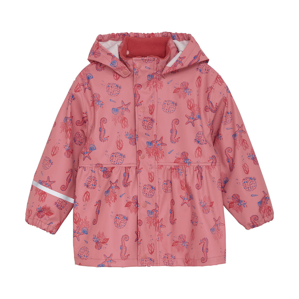 New! Pink Sea Friends Waterproof Jacket, ages 1-8