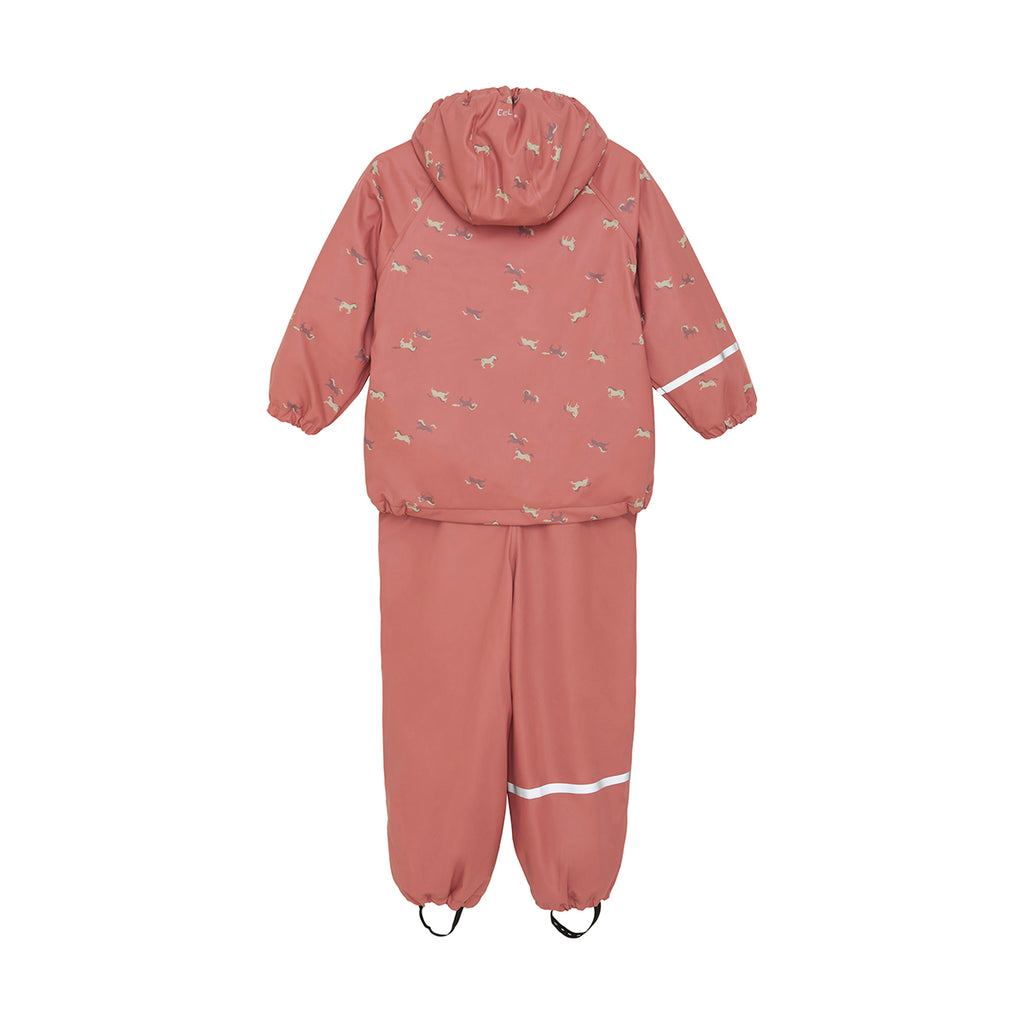 Fleece-lined Waterproof Set, Ponies, ages from 1-7 years