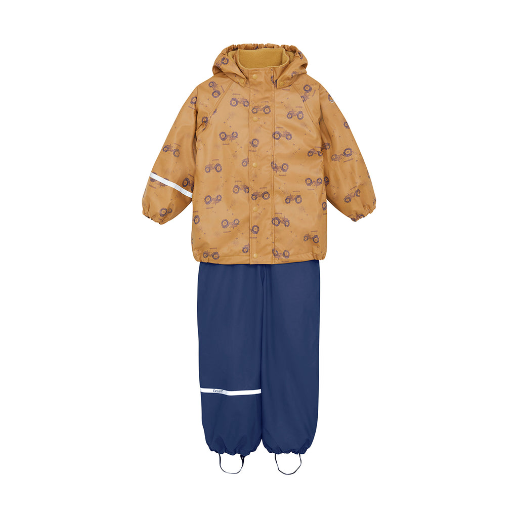 Fleece-lined Waterproof Set, Tractors, ages from 1-7 years