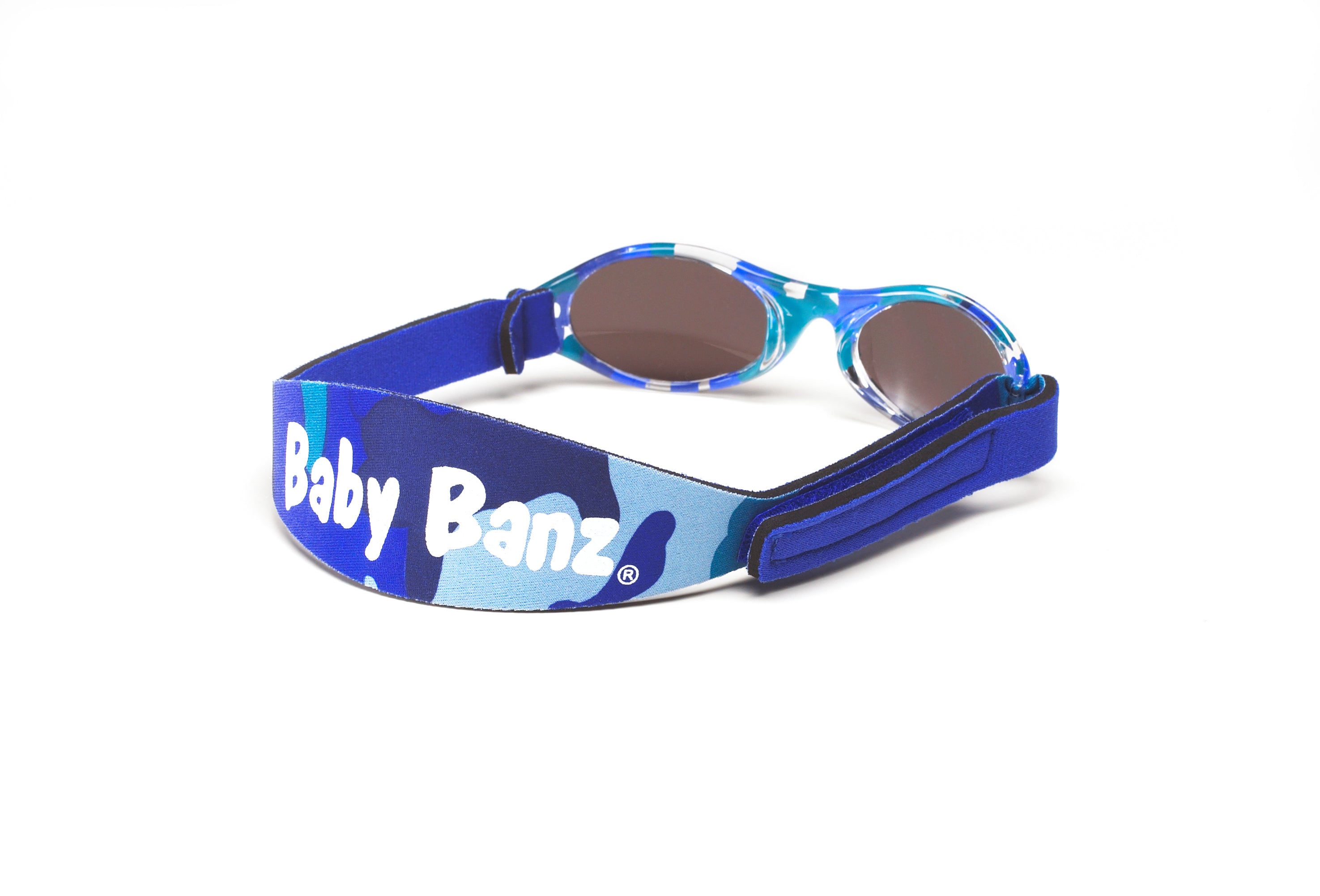 Lunette enfant avec bandeau Baby Banz Blue Camo 2- 5 ans