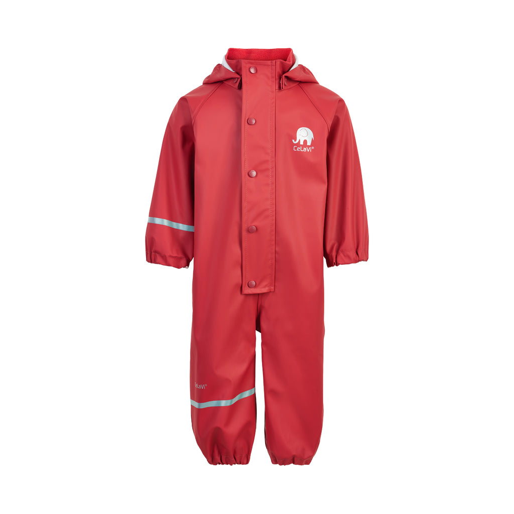 Kids Waterproof Overall Red