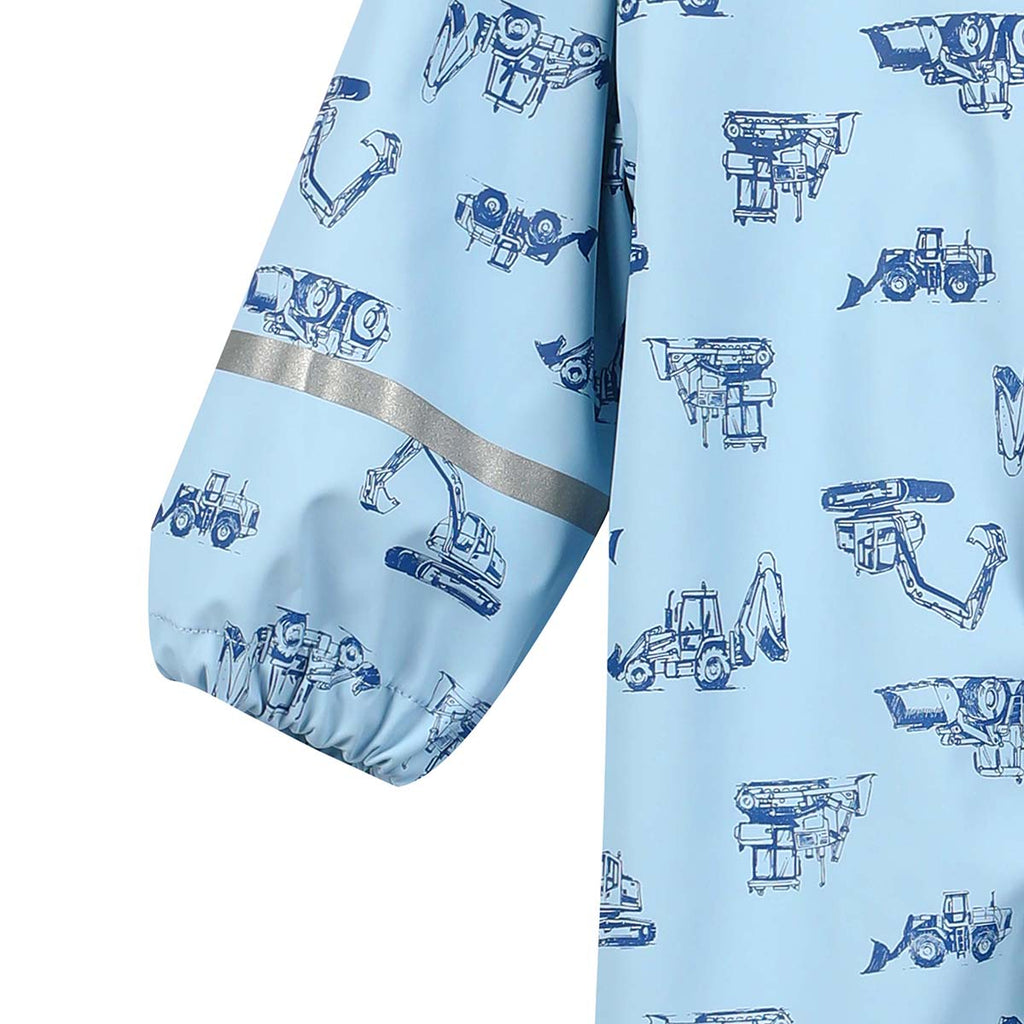 blue toddler rain overall