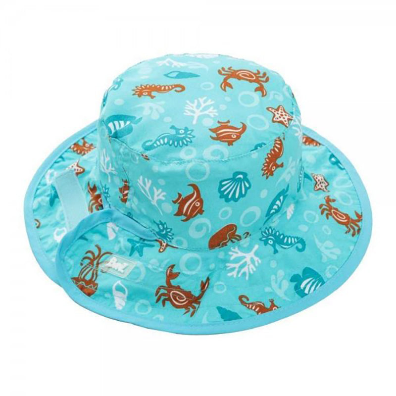 Reversible UV50+ Sun Hat, Sealife, ages from 0-5 years
