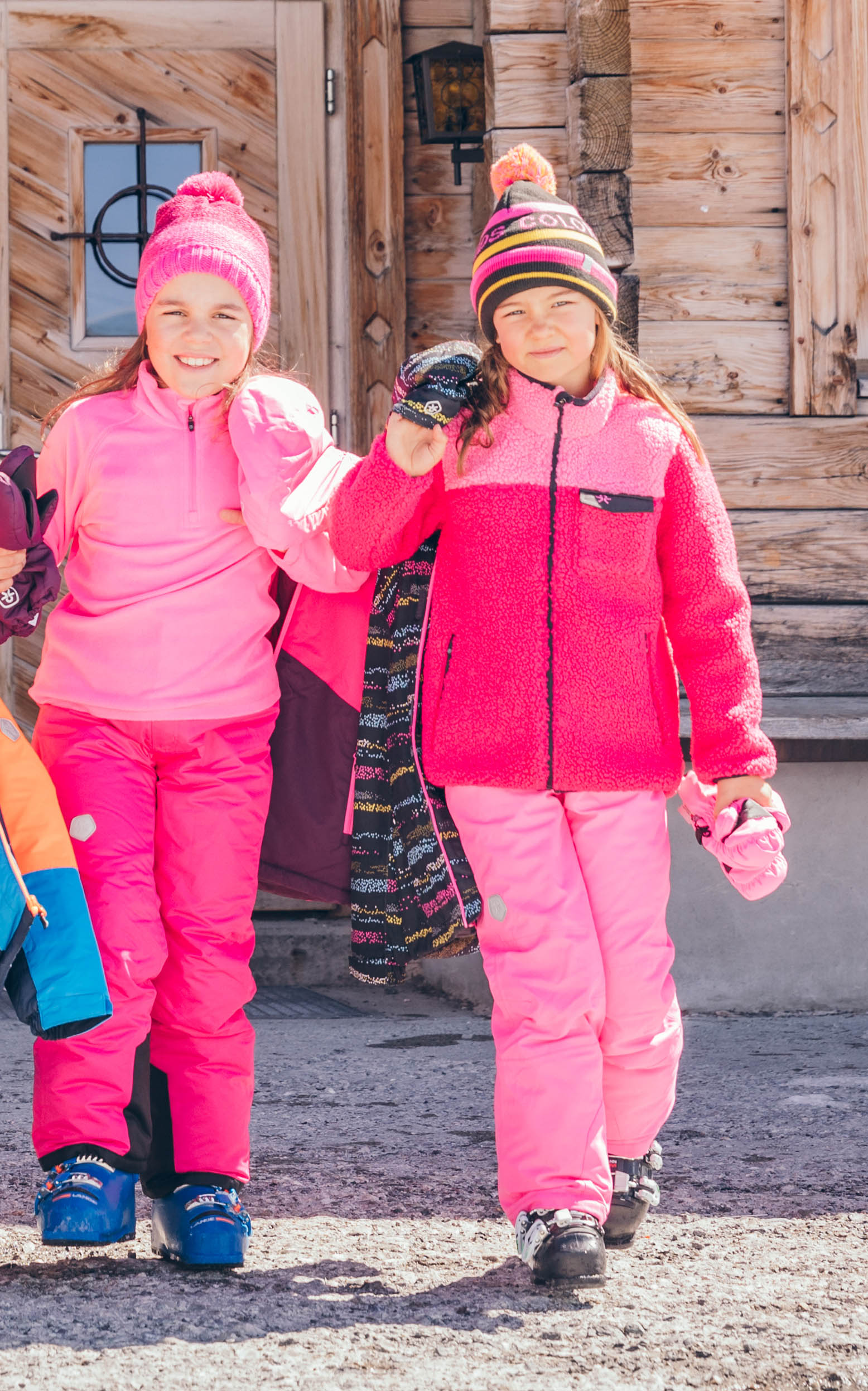 Pink pile on sale jacket