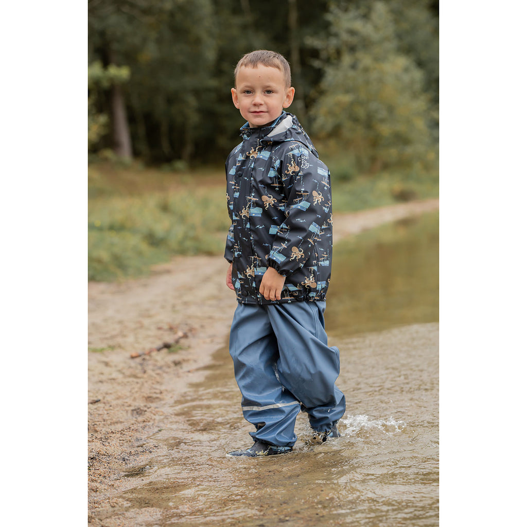 Marine Dungarees & Jacket Waterproof Set, ages 1-2 & 2-3