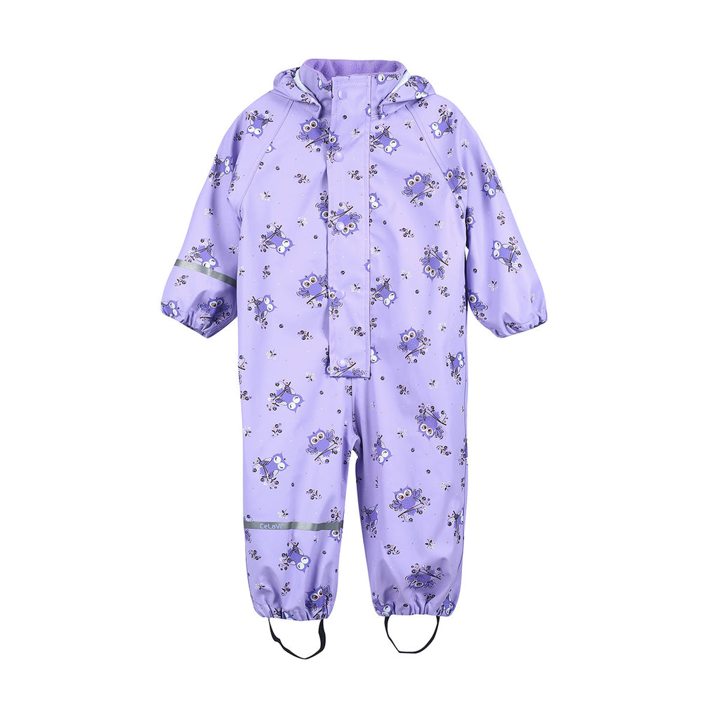 Child Waterproof Overalls Owls