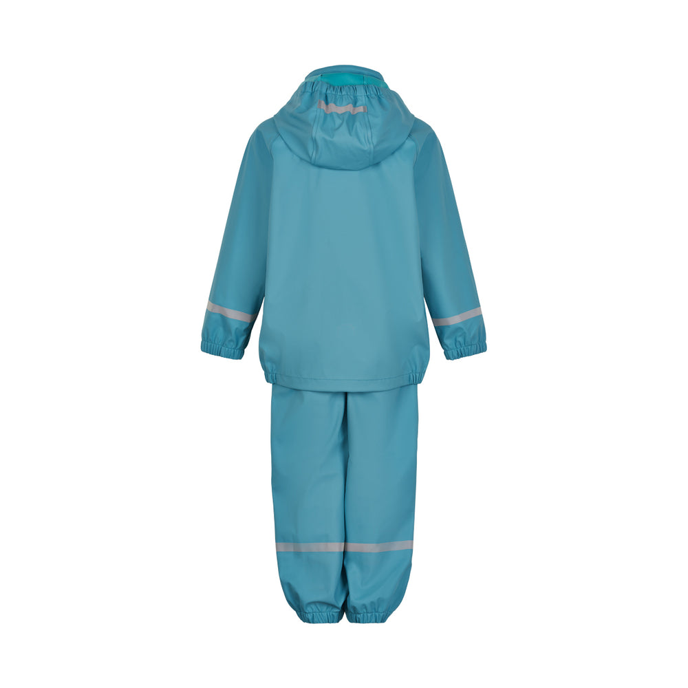 New! Waterproof Dungarees and Jacket Set, Sky Blue, ages from 2-8