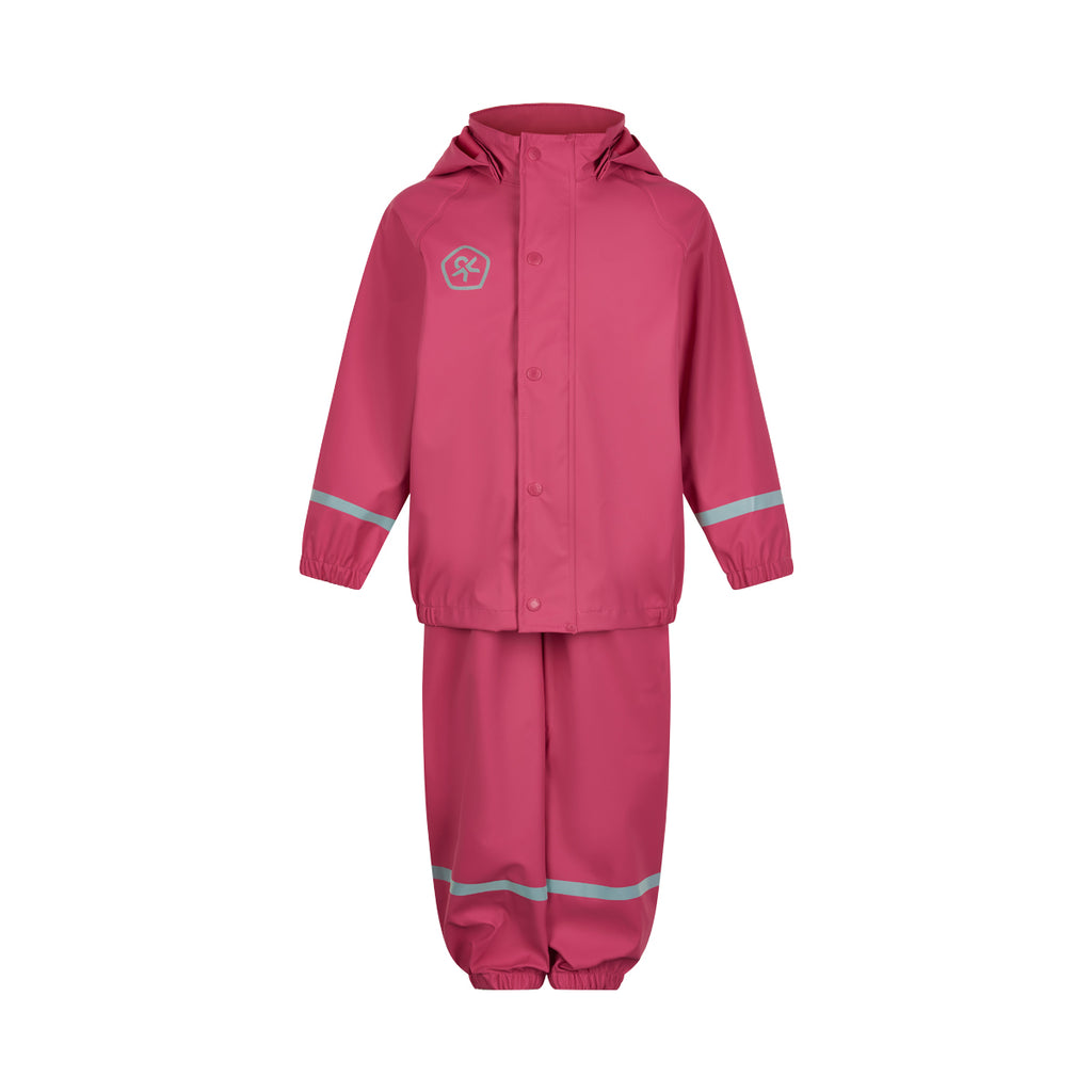 Waterproof Dungarees and Jacket Set, Honeysuckle, age 2-3 (smallish fit)