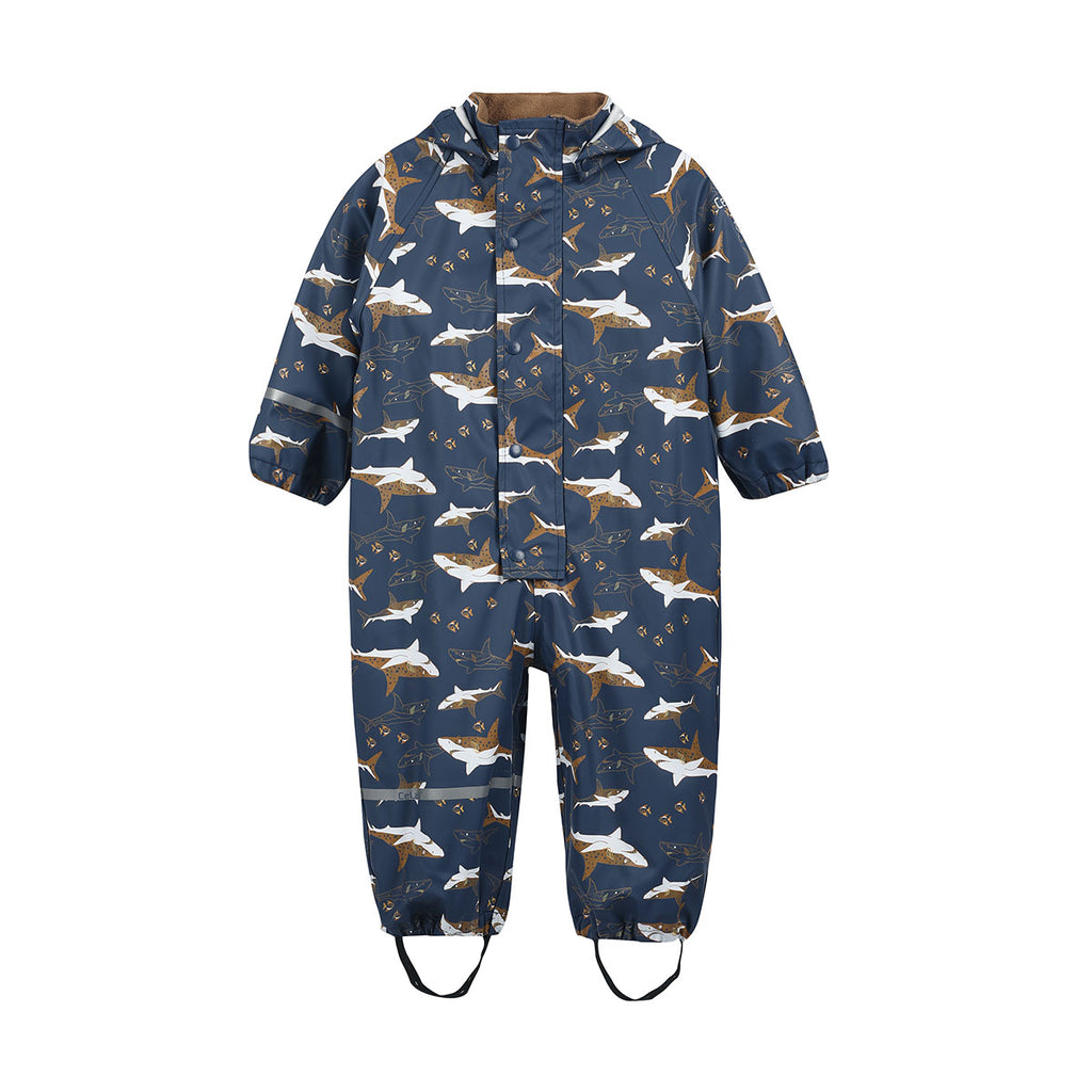 Kids Waterproof Overall Sharks