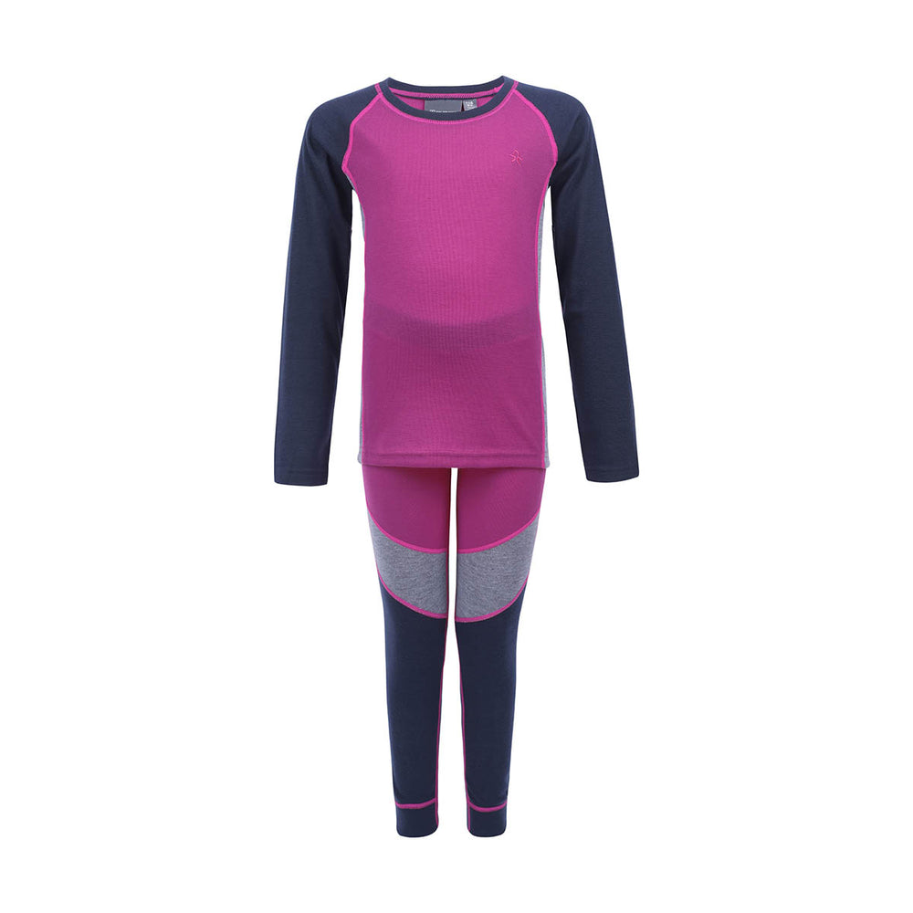 2-piece Thermal Set, Fuchsia, ages from 2-10